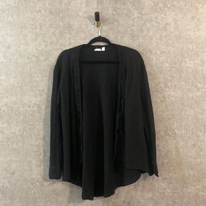 Wilt Black Open Front Cardigan